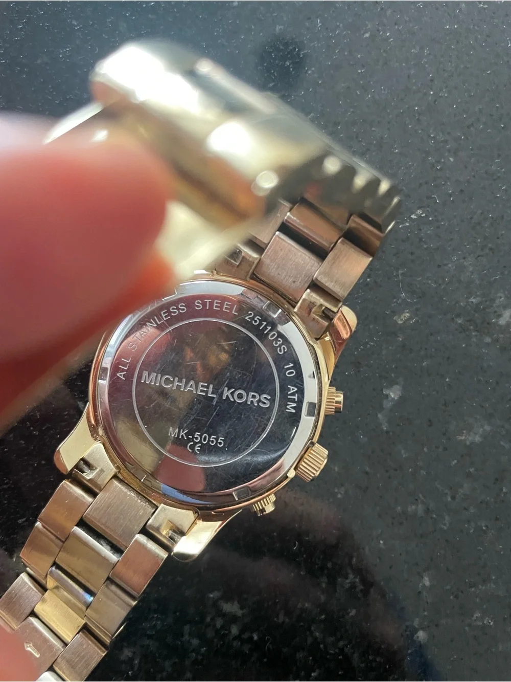 Michael Kors Gold-Tone Chronograph Watch